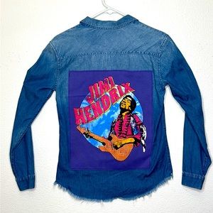 Jimi Hendrix Graphic denim